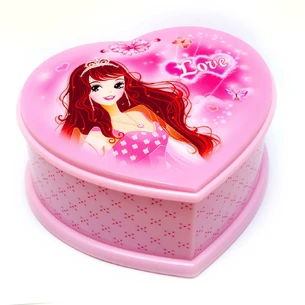 Musical box Heart (13x16.5x7 cm)