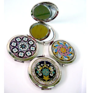 Cosmetic mirror Ornament (in a box + case)
