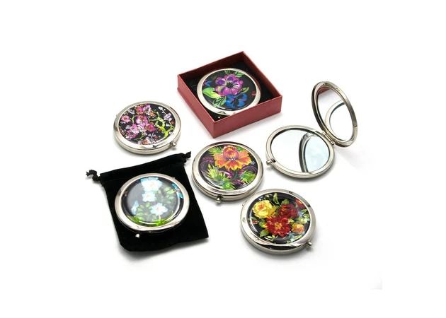 Фото 1 - Cosmetic mirror Pearl (d-7 cm) (in a box + cover)