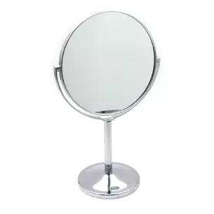 Дзеркальце настільне кругле метал (25х16х10 см)