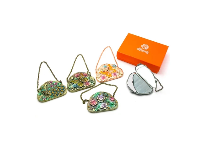 Фото 1 - Cosmetic mirror Handbag (8x6x1 cm)