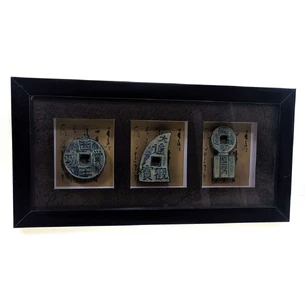 Картина Старинно-Китайские монеты (36,5х18,5х3 см) A