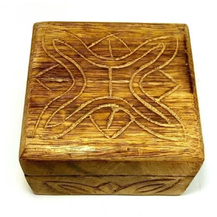 Шкатулка из мангового дерева Антик (10,5х10х6 см)