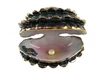 Фото 2 - Black porcelain pearl (8.5x6x6 cm)