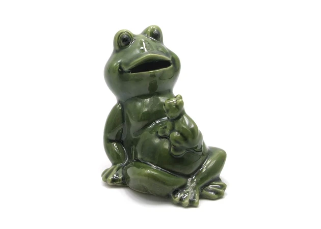 Фото 1 - Ceramic frog (10x9x8 cm)