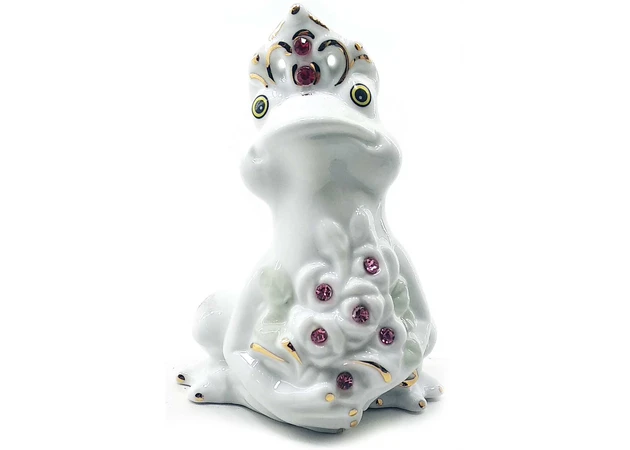 Фото 1 - Princess frog white porcelain (11x8x8 cm)