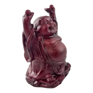 Hotei with raised hands (9x6.2x5.7 cm)