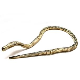 Black wooden cobra snake (80 cm)