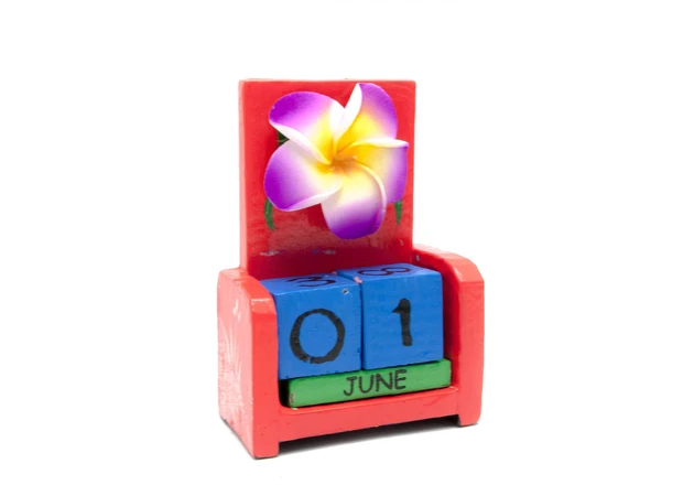 Фото 1 - Perpetual calendar Tree flower (10x7x4 cm)