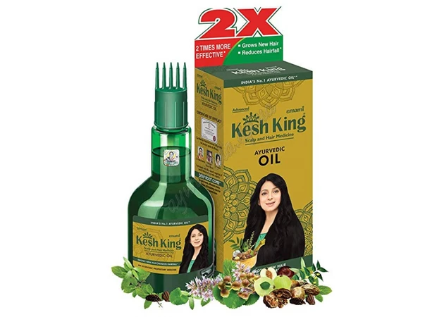 Фото 1 - !Масло Кэш Кинг 100мл Эмами, Kesh King Ayurvedic Scalp and Hair Oil Emami, Масло для волос Кэш Кинг