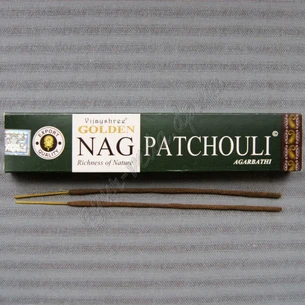 !Blagovosti Vijayshree Golden Nag Patchouli 15g, Incense pollen Sticks masala incense Golden Nag Patchouli, Ayurveda S