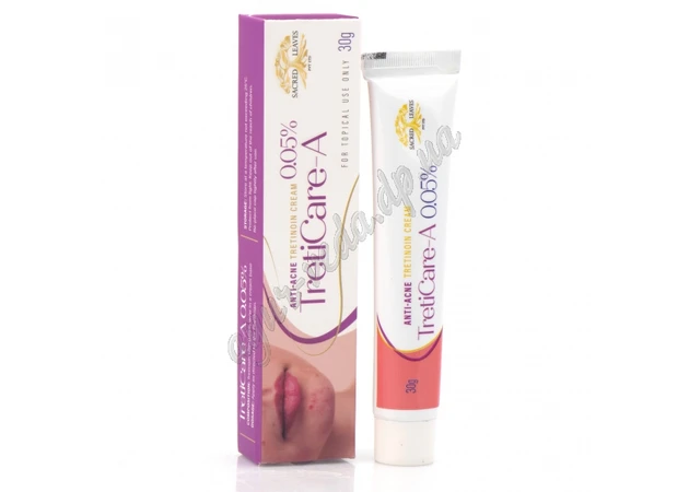 Фото 1 - !Retinol cream 0.05% Sacred Treticer 30g, Retinol, Treticare-A Sacred Leaves, Retino, Tretinoin Treticer from acne and wrinkles, Ayurveda