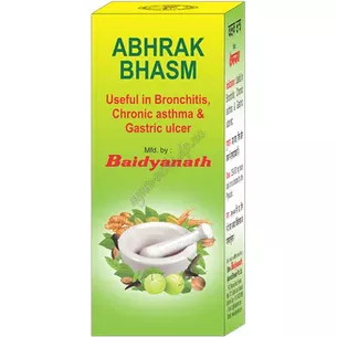 Абхрак Бхасма 10г Байдьянатх євро, Abhrak Bhasma, Baidyanath, Аюрведа Здесь