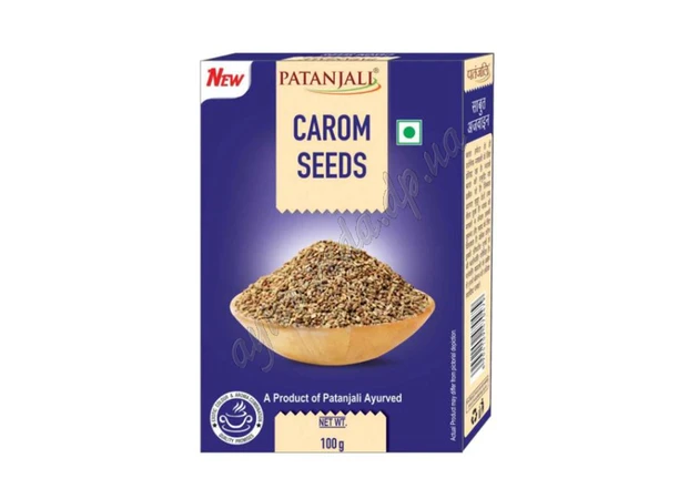 Фото 1 - Аджван 100 г Патанджалі, ажгон, индийский тмин, Patanjali Ajwain Carom seeds, Аюрведа Здесь