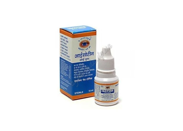Фото 1 - Айсотин 10мл Джагат термін 10/24 включно, капли, Jagat Isotine Eye drops, Аюрведа Здесь