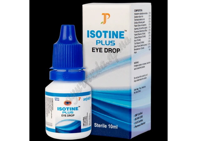 Фото 1 - Айсотин плюс 10 мл капли, Jagat Isotine Plus Eye drops, Аюрведа
