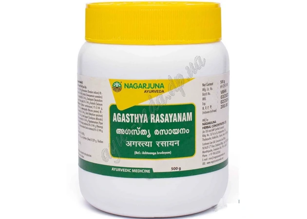 Фото 1 - Агастья расаянам 500 г Нагарджуна, Agastya Rasayanam, Nagarjuna, при застудах, Аюрведа Здесь