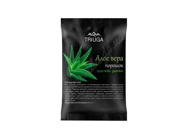 Фото 1 - Алое Вера порошок 50 г, Тріюга, Триюга Алоэ вера, Aloe vera, Аюрведа Здесь