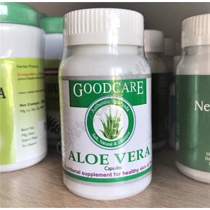 Алоэ вера Гудкер 60кап экстракт термін 08/23 включно, Goodcare Aloe Vera, улучшение работы желудка, противовоспалительный эффект