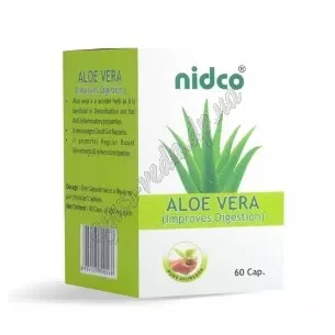 Aloe vera Nidko, extract, improving the work of the stomach, anti-inflammatory effect, Nidco Aloevera, Ayurveda