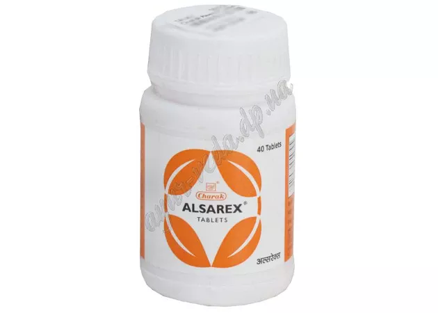 Фото 1 - Алсарекс Чаек 40 таб, Alsarex Charak, противоязвенное и уменьшающее раздражение средство, Аюрведа