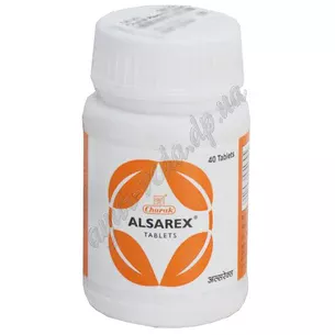 Алсарекс Чаек 40 таб, Alsarex Charak, противоязвенное и уменьшающее раздражение средство, Аюрведа