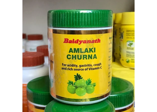 Фото 1 - Amla churna Baidyanath 100g, Amla churna, Amlaki Baidyanath, Amla churna, Amla churna (powder), increasing immunity, Ayurveda Here