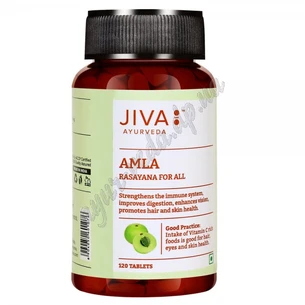 Amla Amlaka Jiva Ayurveda, 120 tab., Amla Jiva Ayurveda, Amla Amlaka Jiva, body strengthening, Ayurveda
