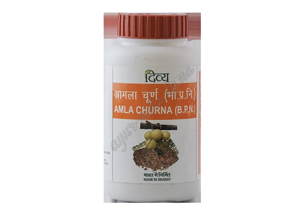 Фото 1 - Амла Чурна (порошок) Патанджалы Аюрведа, Divya Patanjali Amla Churna, повышение иммунитета, Аюрведа