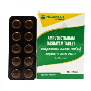Амрутотарам кашая Нагарджуна 100 таб., Amruthitharam kashayam Nagarjuna, Амрутоттарам Кашаям, Amrithotharam Kashayam, Аюрведа Зд