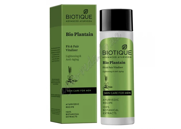 Фото 1 - Антивозрастной серум Биотик Подорожник, Bio Plantain Serum Biotique Men, Аюрведа Здесь