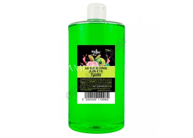 Фото 1 - Antiseptic for hands Guava with dispenser 1.0l TM Mayur, Antiseptic for hands Guava with dispenser Mayur, Ayurveda