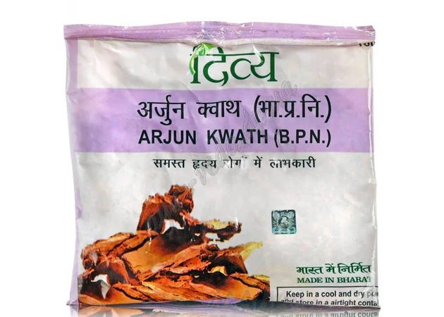 Фото 1 - Arjun Kwat (roots) Divya Patanjali, 100g, Arjun Kwat Patanjali, Arjuna (ground root), Divya Patanjali, heart tonic,