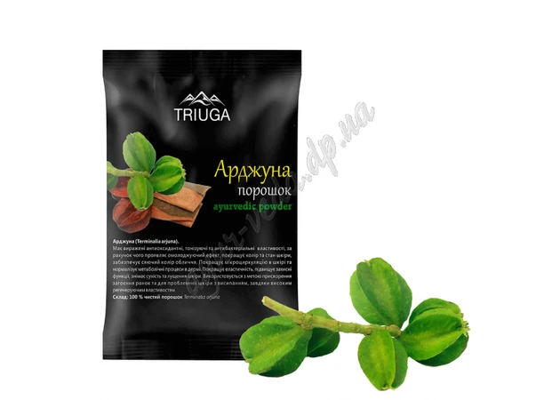 Фото 1 - Arjuna in powder 50 g, churna, Triyuga, Arjuna churna Triyuga, Ayurveda