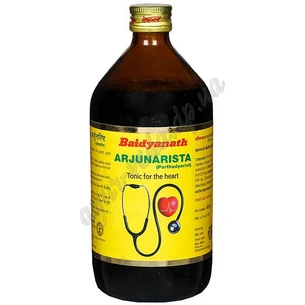 Арджунарішта Байдьянатх 450 мл, Arjunarishta Baidyanath, Арджунариштам, Партхаришта, сердечный тоник, Аюрведа Здесь