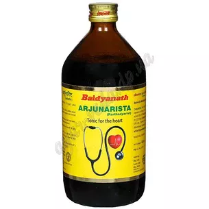 Арджунаришта Байдьянатх 450 мл, Arjunarishta Baidyanath, Арджунариштам, Партхаришта, сердечный тоник, Аюрведа