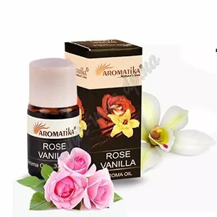 Ароматична олія Троянда Ваніль 10 мл Ароматіка, Aroma Oil Rose VANILLA Aromatika, Ароматическое масло Роза Ваниль Ароматика, Аюр