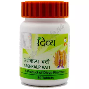 Arshkalp wool 80 tab. Divya Patanjali, Arshkalp Vati Divya Patanjali, Divya Patanjali, for hemorrhoids and varicose veins