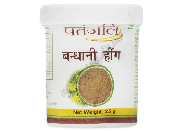 Фото 1 - АСАФЕТИДА 25 г. Патанджали, Асафетида Патанджали, Asafoetida Patanjali Ayurved, натуральная приправа и оздоровление, Аюрведа Здес