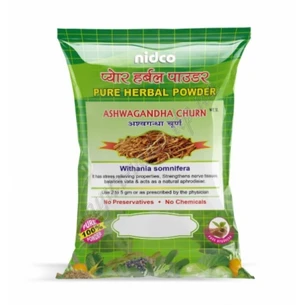 Ashwagandha, Ashwaganda churna (powder), Nidco, 50 g, Ashwaganda churna, Nidco, Nidko, will restore strength, restore vigor, Ayurveda