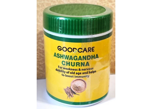 Фото 1 - Ashwagandha, Ashwagandha churna Goodcare Baidyanath 100g, Ashwagandha churna Goodcare Baidyanath, will restore strength, restore vigor,