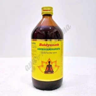 Ашвагандхаріштам Байдьянатх 450 мл, Ашвагандхариштхам, Baidyanath Ashwagandhaarishtam, нормализирует работу организма, Аюрведа З