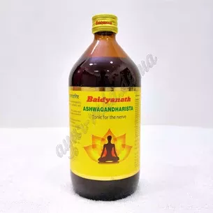 Ашвагандхариста Байдьянатх 450 мл, Ашвагандхариштхам, Baidyanath Ashwagandhaarishtam, нормализирует работу организма, Аюрведа С