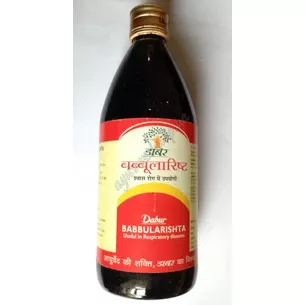 Бабуларишта 450мл Дабур, Babbularishta, Dabur, Бабулариштам, при хроническом кашле и истощении, Аюрведа Здесь