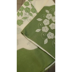 Cotton Club cotton sarees -2 White Khaki, Ayurveda