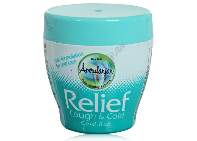 Фото 1 - Бальзам Амрутанджан Релиф от простуды 30г, Amrutanjan Relief Cough & Cold Rub, проверенное временем действие!, Аюрведа Здесь