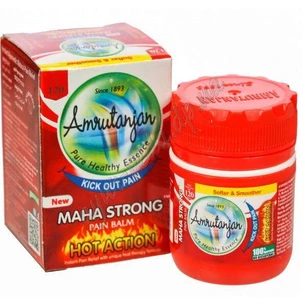 Бальзам Амрутанджан супер сила 8мл, Amrutanjan MahaStrong Balm, проверенное временем действие!, Аюрведа Здесь