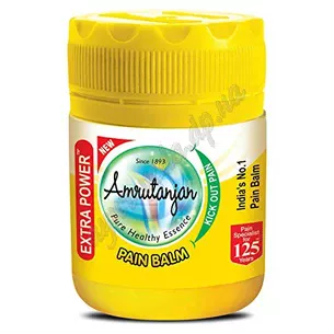 Balm Amrutanjan yellow 8ml, Amrutanjan Pain Balm Extra Power, proven by time!, Ayurveda