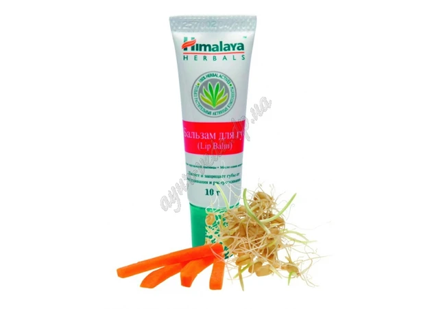 Фото 1 - Бальзам для губ Хімалая 10 г., Lip Balm Himalaya herbals, Аюрведа Здесь