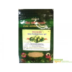 Bibhitaki Churna powder 50 g. NIDKO, Bibhitaki Churna, Terminalia bellirica, Behera, Nidco